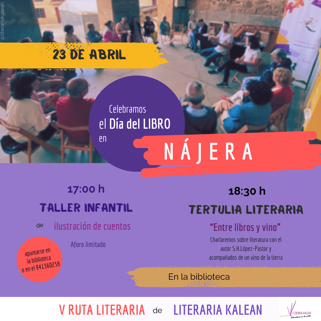 Literaria Kalean arranca en Nájera su quinta ruta cultural por La Rioja 1 Literaria Kalean arranca en Nájera su quinta ruta cultural por La Rioja 1
