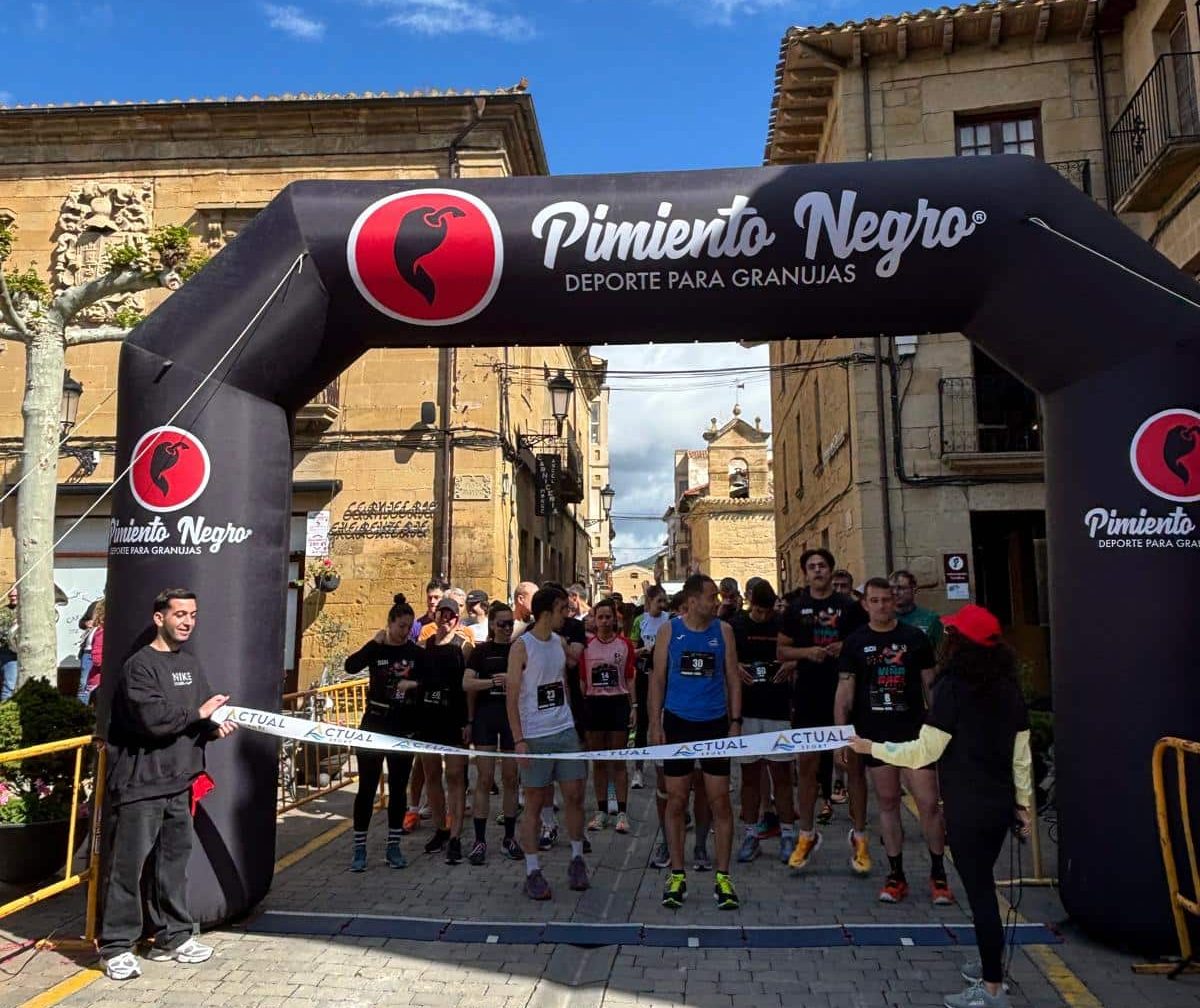 Laura León y Miguel Ángel Ezquerro, ganadores de la I Viña Race Fest de San Vicente de la Sonsierra 2