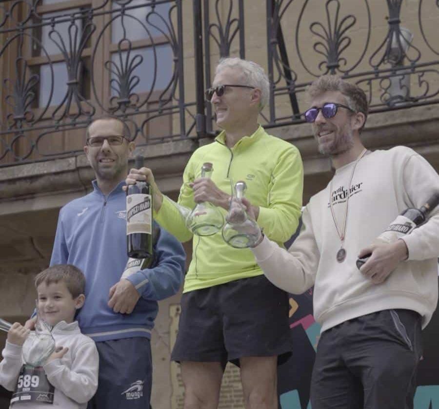 Laura León y Miguel Ángel Ezquerro, ganadores de la I Viña Race Fest de San Vicente de la Sonsierra 1