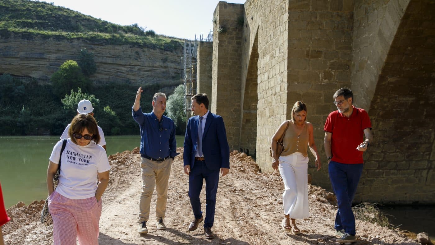 El Gobierno riojano invierte 1,4 millones de euros en la reparación del Puente de Briñas en Haro 7