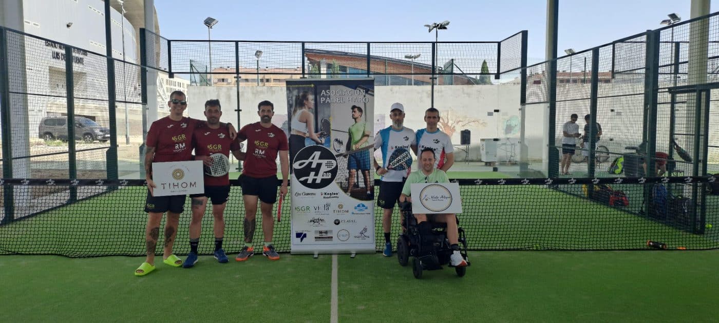 Entregados los trofeos de la II Liga de Pádel 'Ciudad de Haro' 1