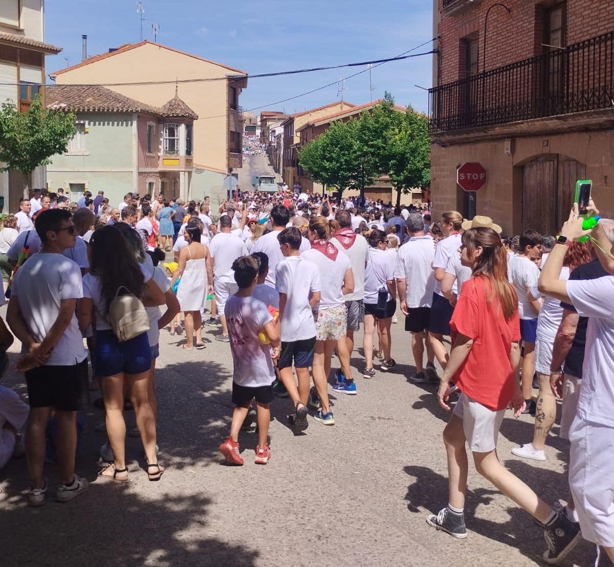 Una marea de vino tiñe San Asensio en la Batalla del Clarete 12 Una marea de vino tiñe San Asensio en la Batalla del Clarete 12