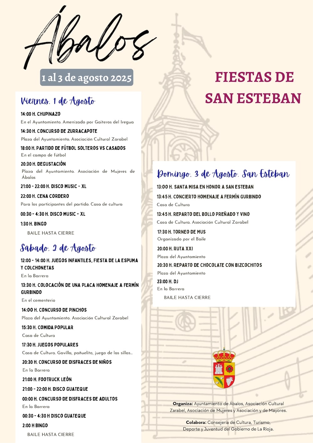 Ábalos se prepara para celebrar sus Fiestas de San Esteban 2025 con un programa repleto de actividades 4 Ábalos se prepara para celebrar sus Fiestas de San Esteban 2025 con un programa repleto de actividades 4