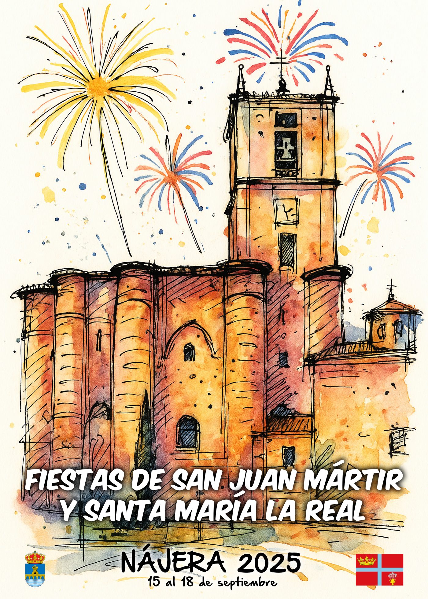 Javier Rada Aós, ganador del concurso del cartel de fiestas de Nájera 2 Javier Rada Aós, ganador del concurso del cartel de fiestas de Nájera 2