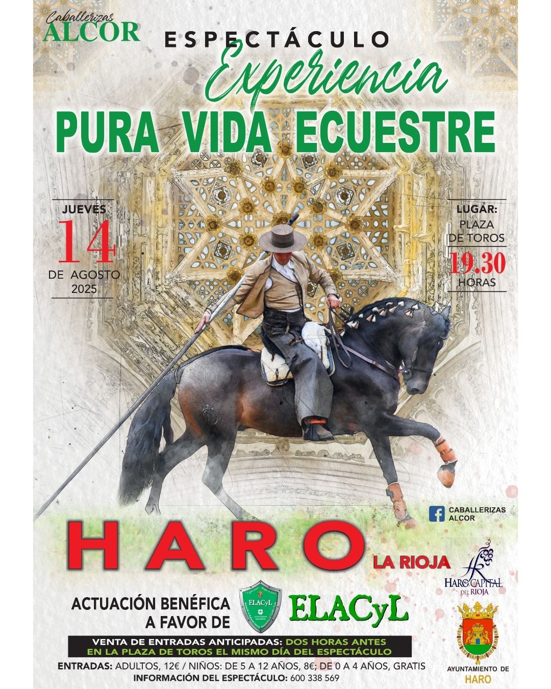 Haro acoge este jueves un espectáculo ecuestre a beneficio de la investigación contra la ELA 1 Banner Duende Ecuestre