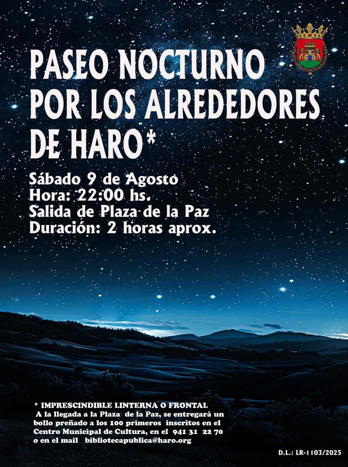 Haro celebra este sábado su segundo paseo saludable nocturno 1