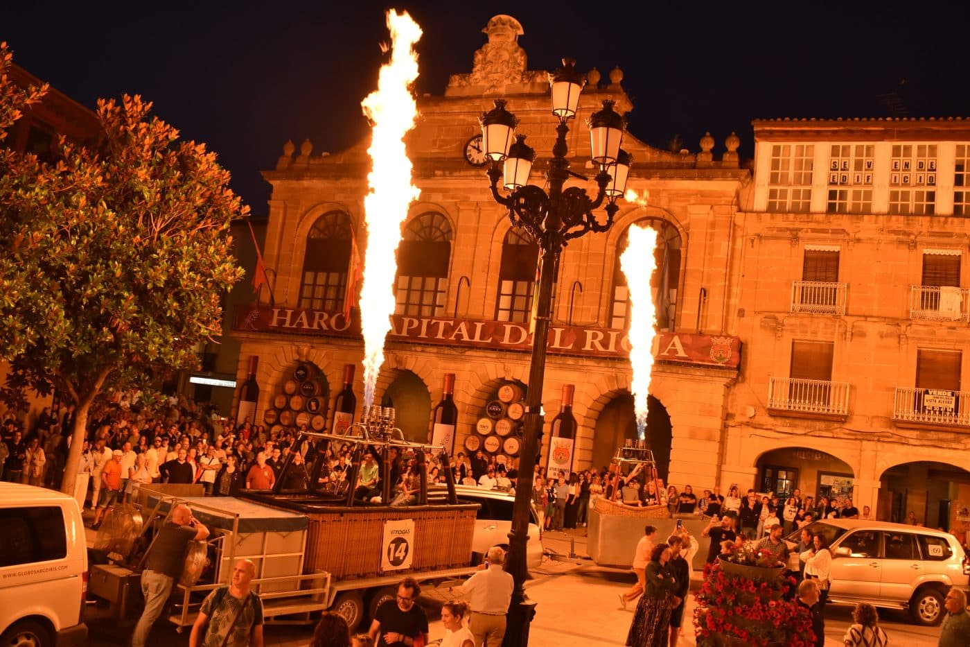 Haro se ilumina con el calor de su Regata de Globos Aerostáticos 15