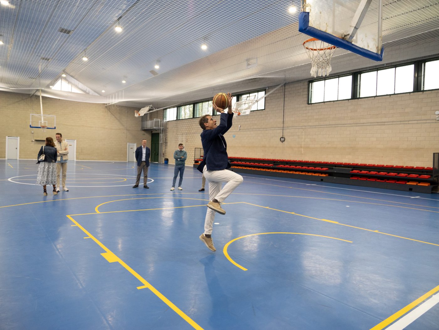El polideportivo Valle del Oja de Santo Domingo de la Calzada estrena nueva cubierta con una inversión de casi 200.000 euros 4
