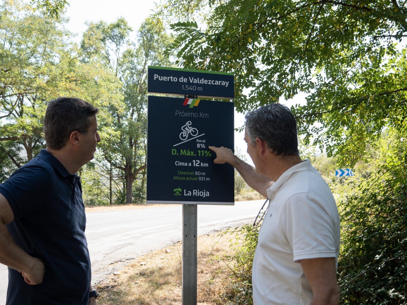 Los puertos de Valdezcaray y Alto de la Demanda estrenan nueva señalética para los ciclistas 2 Los puertos de Valdezcaray y Alto de la Demanda estrenan nueva señalética para los ciclistas 2