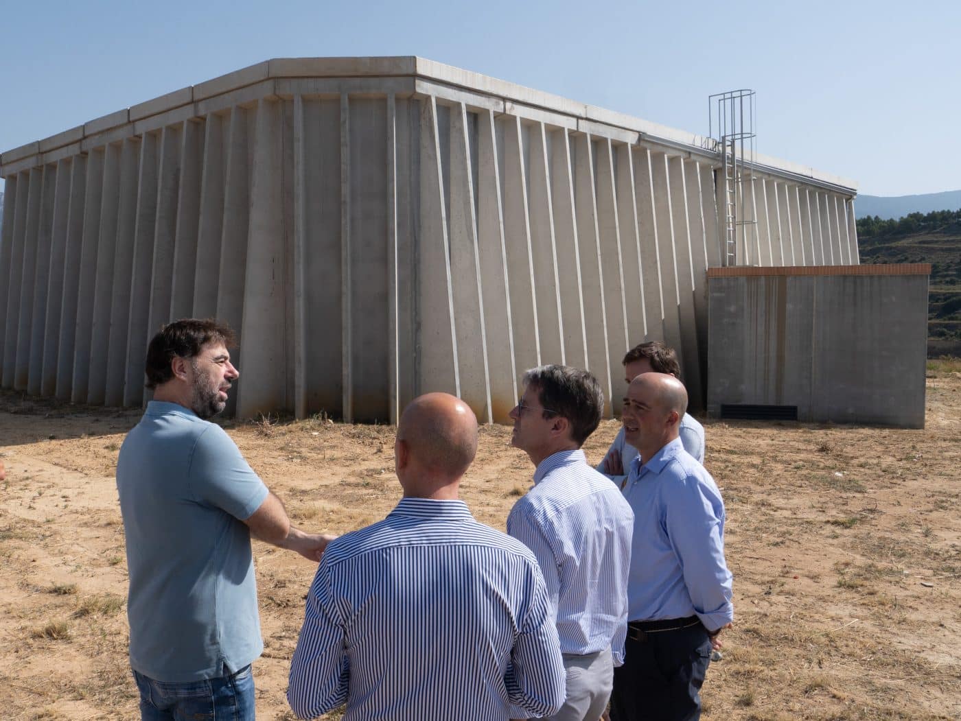 San Vicente de la Sonsierra estrena nuevo depósito de agua con capacidad para 1,5 millones de litros 3 San Vicente de la Sonsierra estrena nuevo depósito de agua con capacidad para 1,5 millones de litros 3