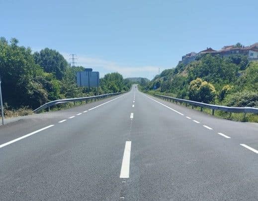 Finalizan los trabajos para reducir el ruido en la N-124 a su paso por Haro 3