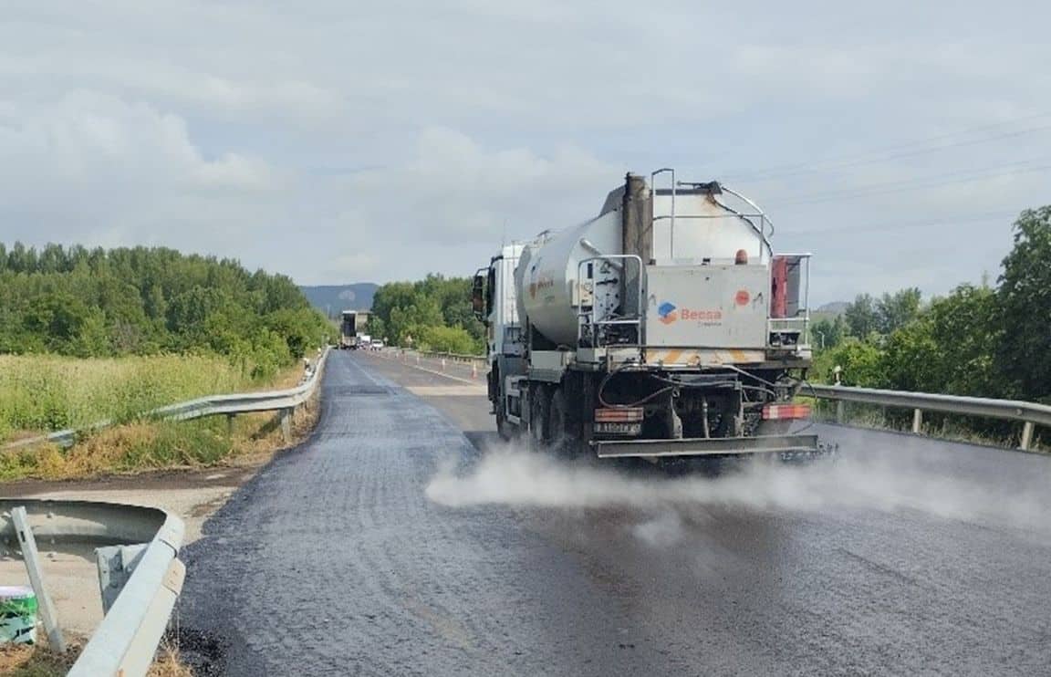 Finalizan los trabajos para reducir el ruido en la N-124 a su paso por Haro 1