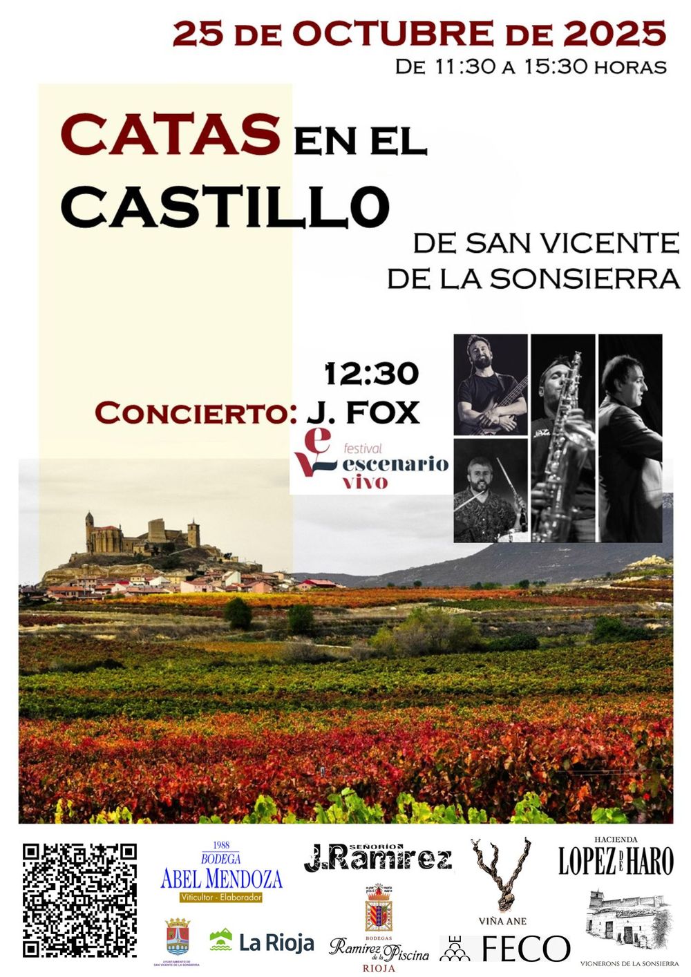 Catas en el Castillo de San Vicente de la Sonsierra: una experiencia única entre vino, historia y música 6 Banner Catas en el Castillo Octubre 2025