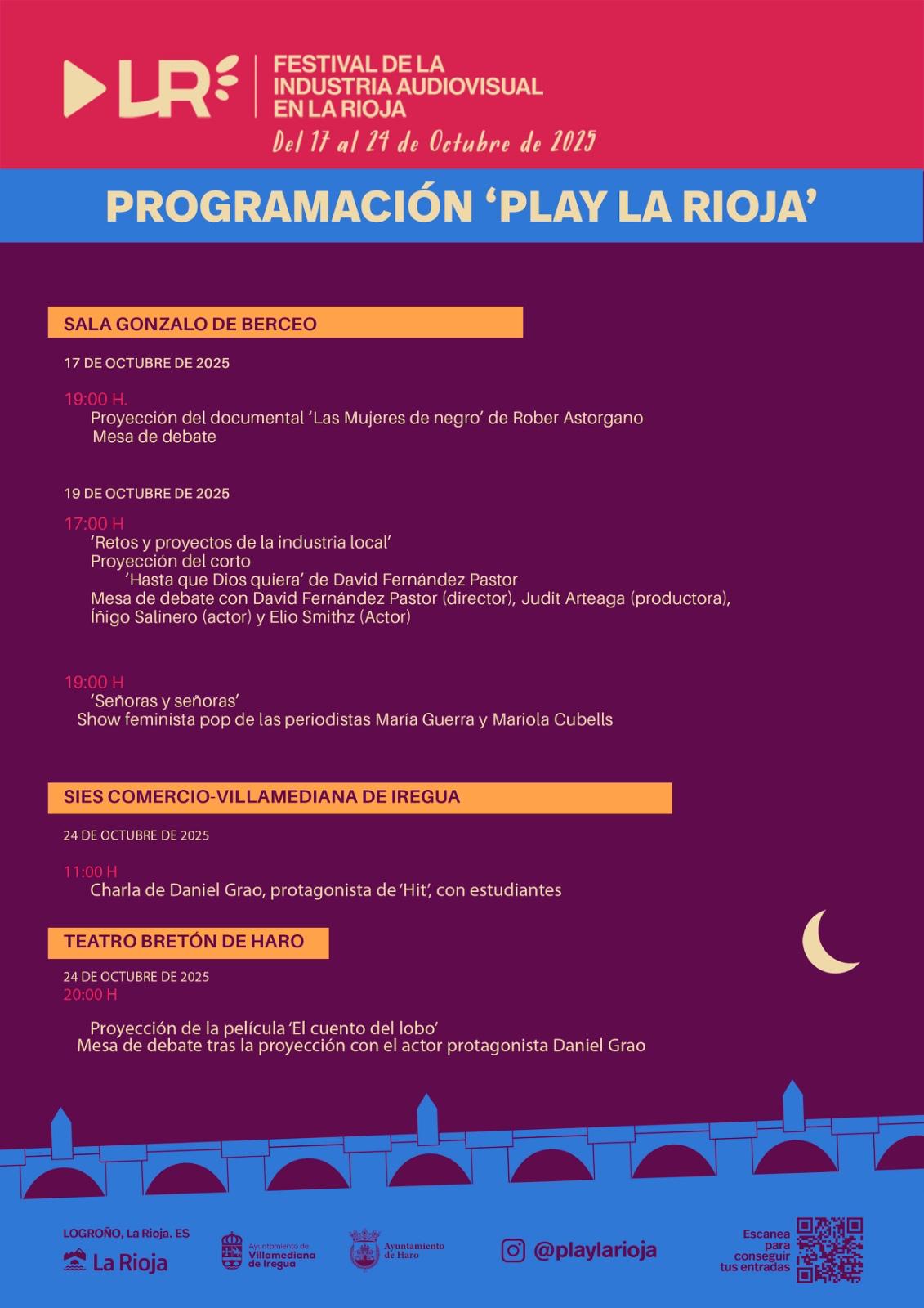 Haro acoge la clausura de PLAY LA RIOJA con película 'El cuento del lobo' y un encuentro con el actor Daniel Grao 1 Haro acoge la clausura de PLAY LA RIOJA con película 'El cuento del lobo' y un encuentro con el actor Daniel Grao 1