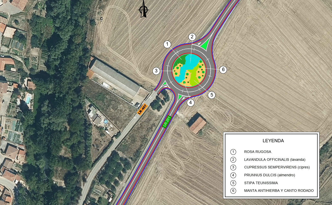 La Rioja impulsa la construcción de una glorieta en la LR-201 para mejorar la seguridad vial en Ochánduri 1