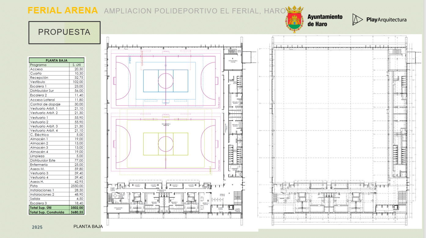 Haro activa el Ferial Arena, el gran salto de calidad de su polideportivo 11