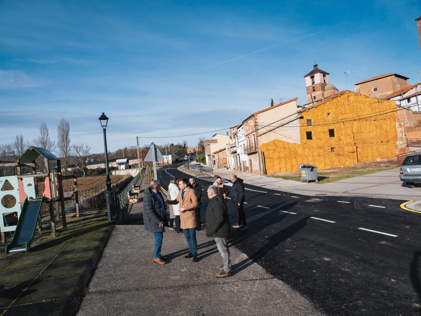 Finalizadas las obras en la carretera LR-327 entre Cañas y Manzanares de Rioja 1