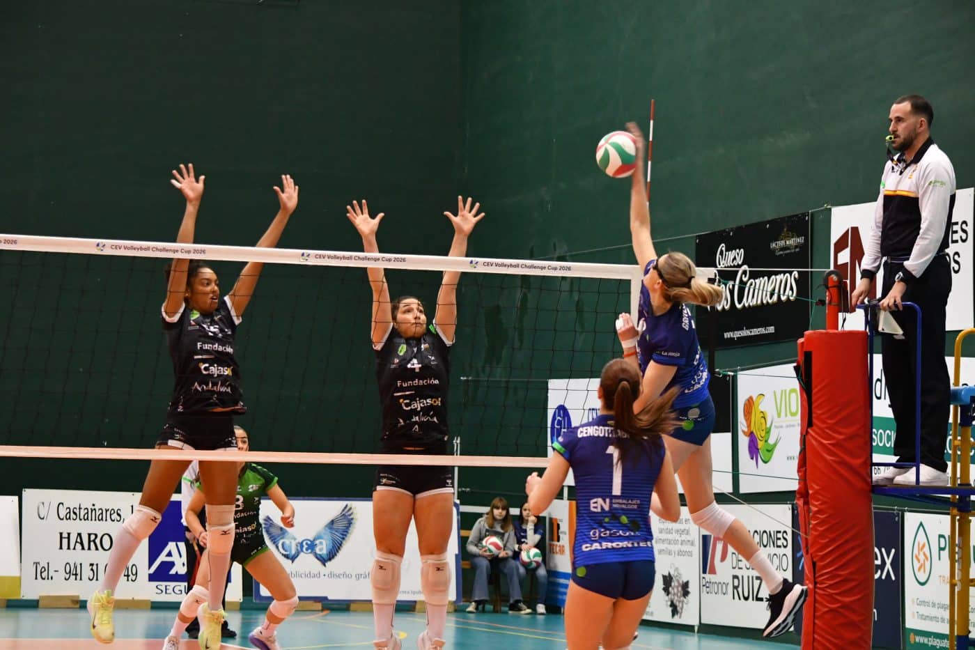 El OCISA Haro no puede plantar cara al campeón de Copa y sufre su quinta derrota seguida 10