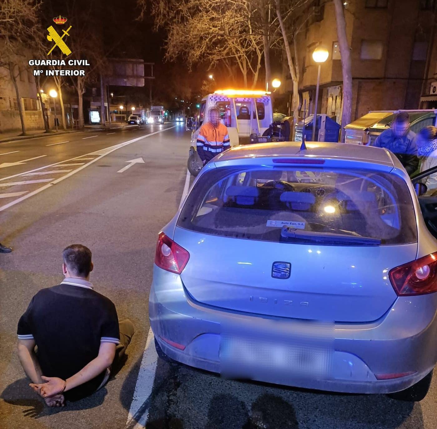 Detenido en Logroño tras huir 12 kilómetros con un coche robado y conducir de forma temeraria 1