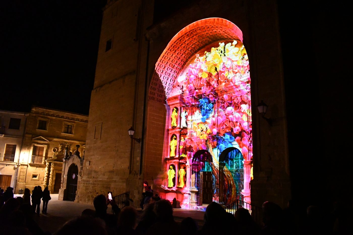 Haro ilumina su patrimonio en el arranque de su primer Festival de la Luz 1 Haro ilumina su patrimonio en el arranque de su primer Festival de la Luz 1
