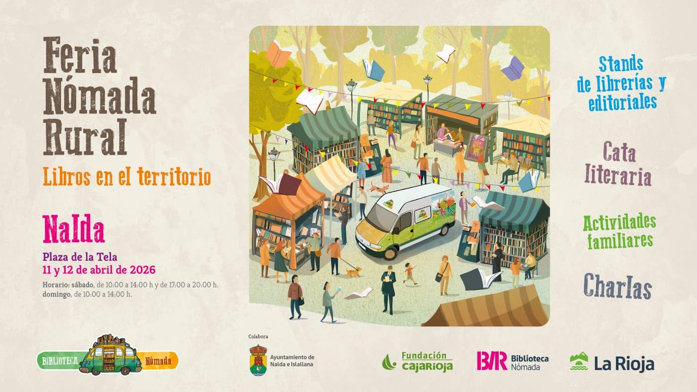 Nalda acoge desde este sábado la primera edición de la 'Feria Nómada Rural. Libros en el territorio' 1