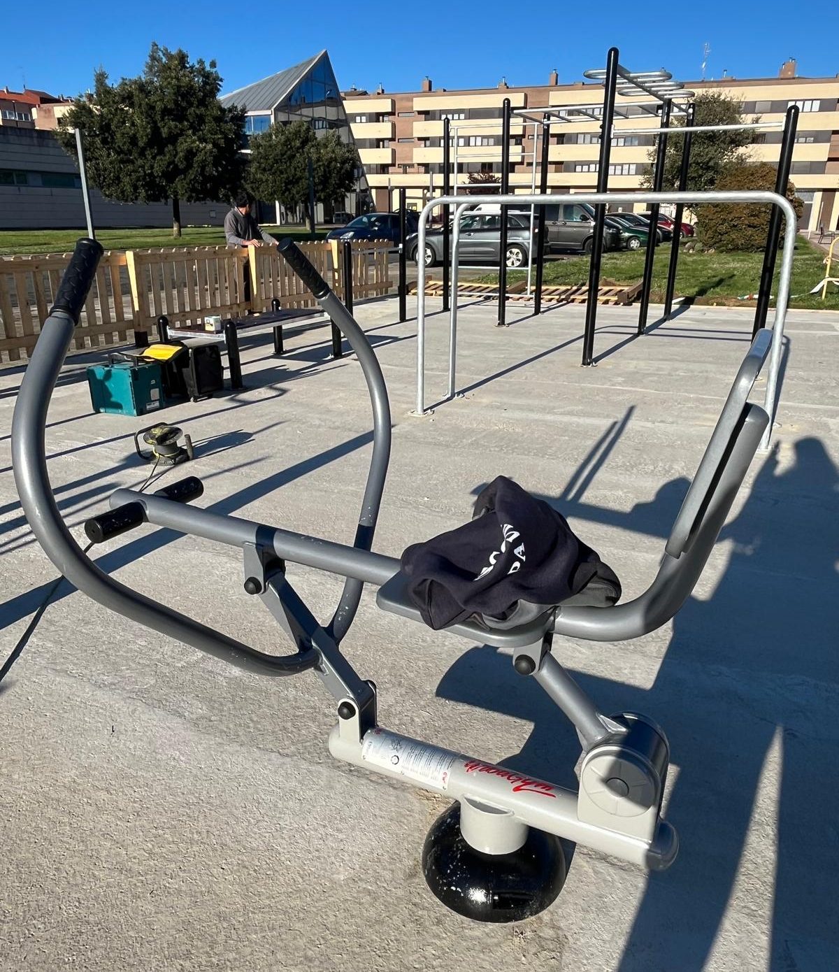 Santo Domingo de la Calzada estrena una nuevo parque de 'cross-training' para fomentar el deporte al aire libre 2