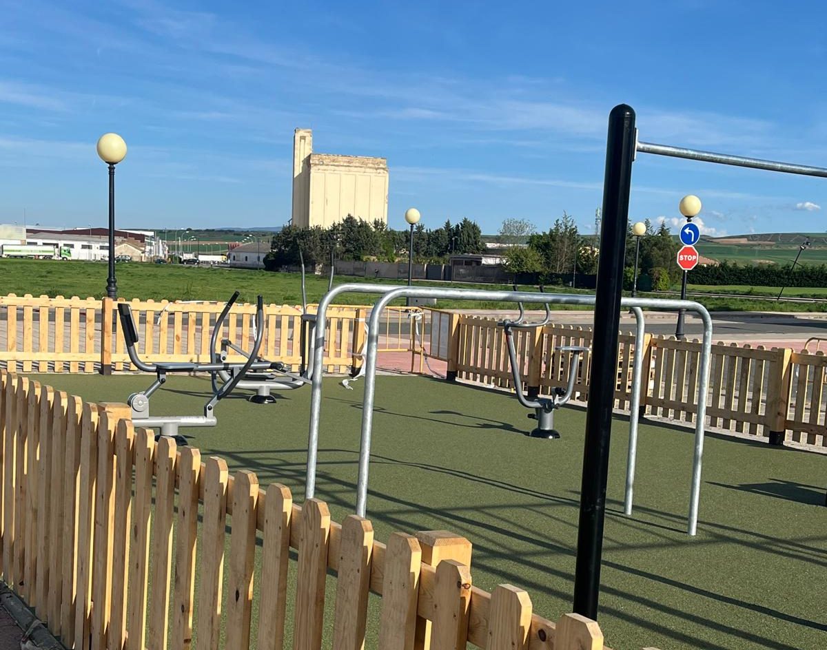 Santo Domingo de la Calzada estrena una nuevo parque de 'cross-training' para fomentar el deporte al aire libre 1