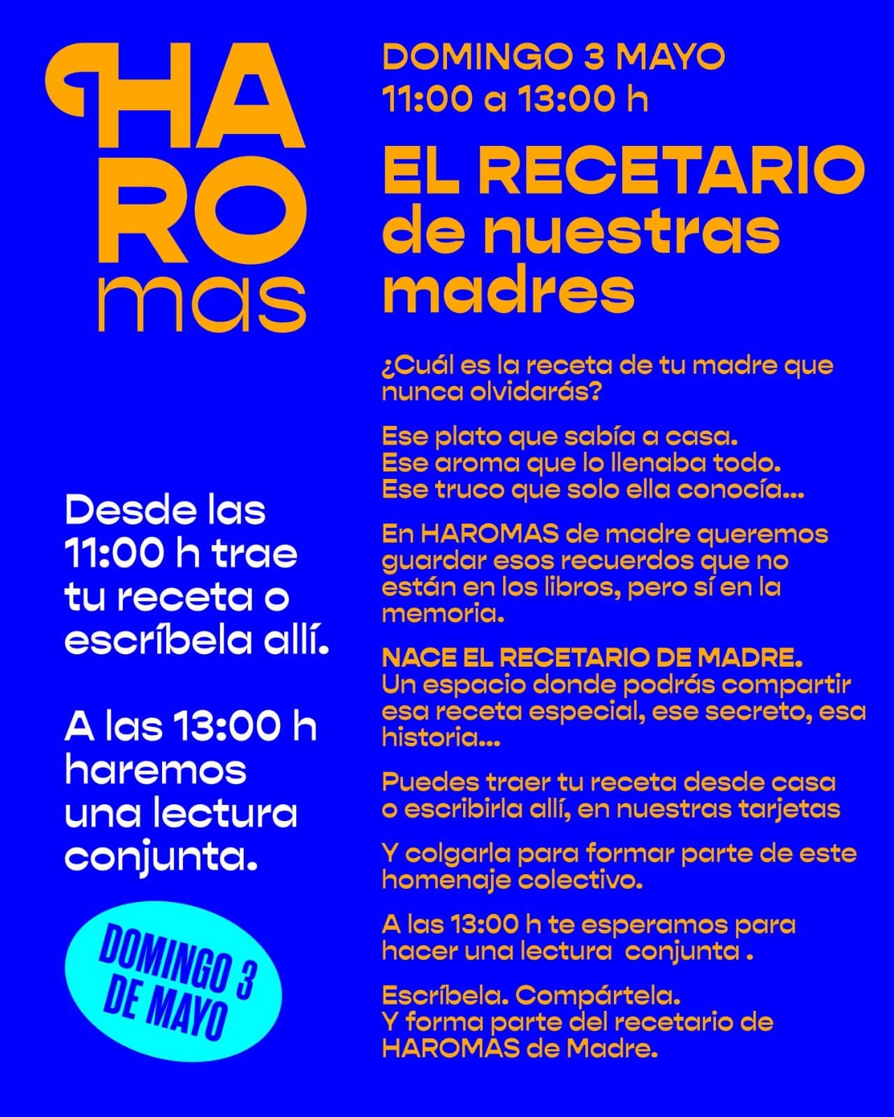 HAROmas dedica su edición de este domingo al legado culinario de madres y abuelas 2