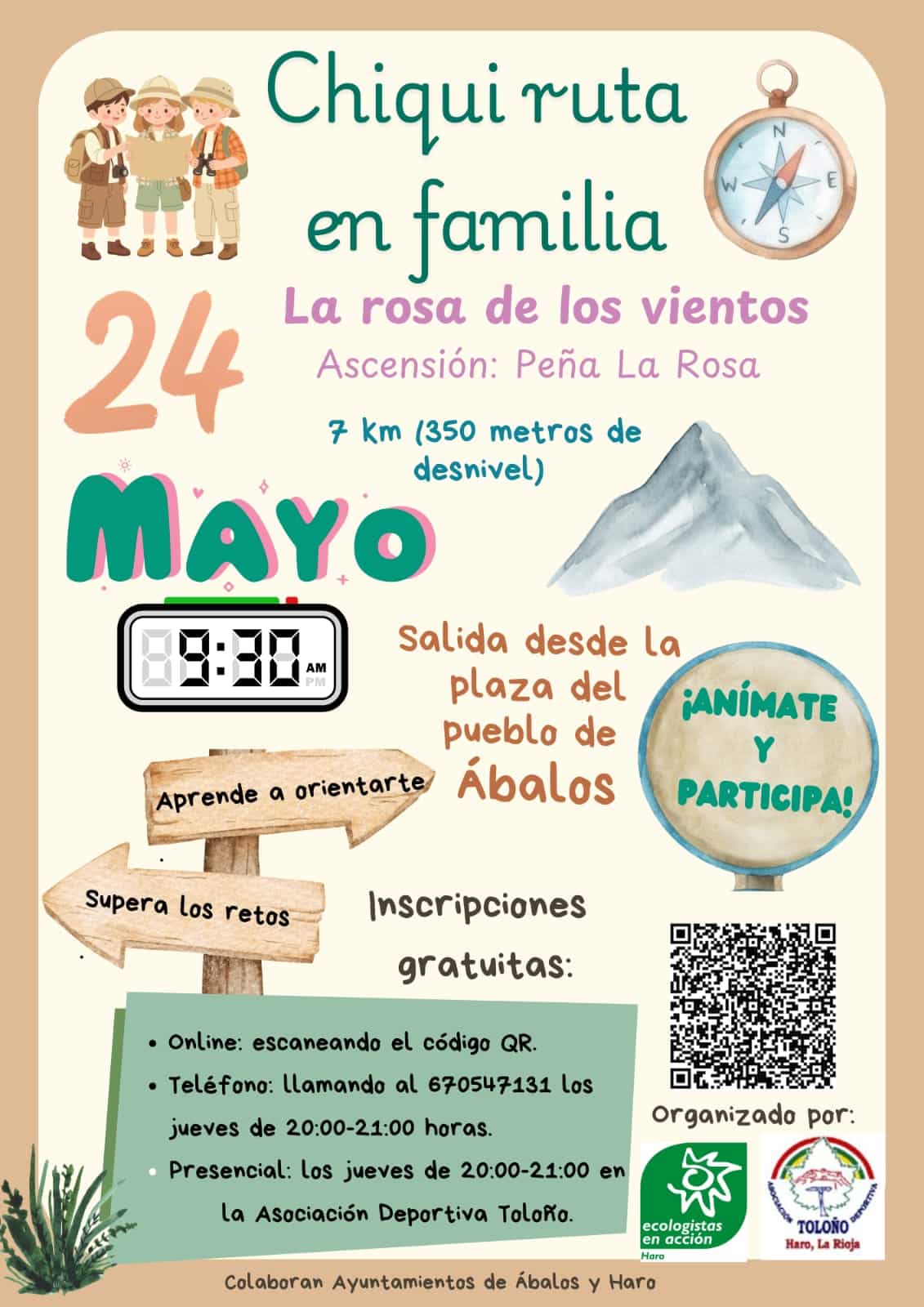 AD Toloño y Ecologistas en Acción de Haro organizan la tercera ‘chiqui-ruta’ familiar en Ábalos 1