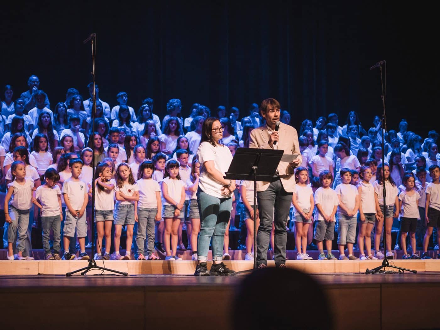 245 escolares riojanos ponen voz a la inclusión y la convivencia en la final de ‘Coreando’ 1