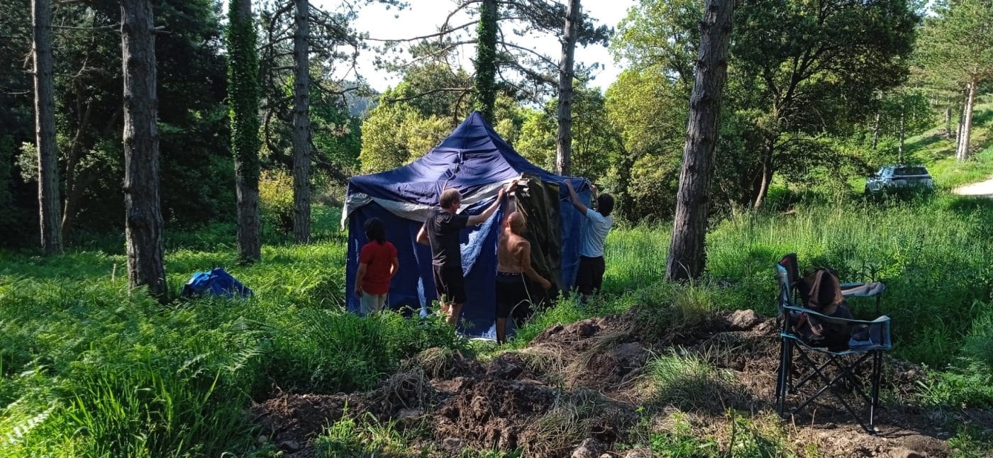Casi 400 personas participan en la chiqui-ruta 'La Rosa de los vientos' entre Ábalos y Peña la Rosa 10