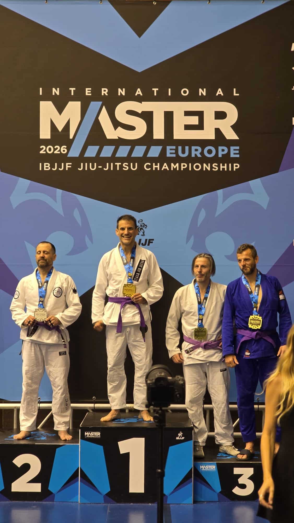 Diego Barrasa se cuelga el oro en el Campeonato de Europa Máster de jiu-jitsu en Barcelona 3