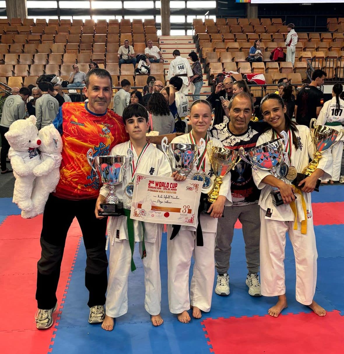 El Kyoku Haro brilla en la Copa del Mundo de Kyokushin con 14 medallas y cinco títulos 4