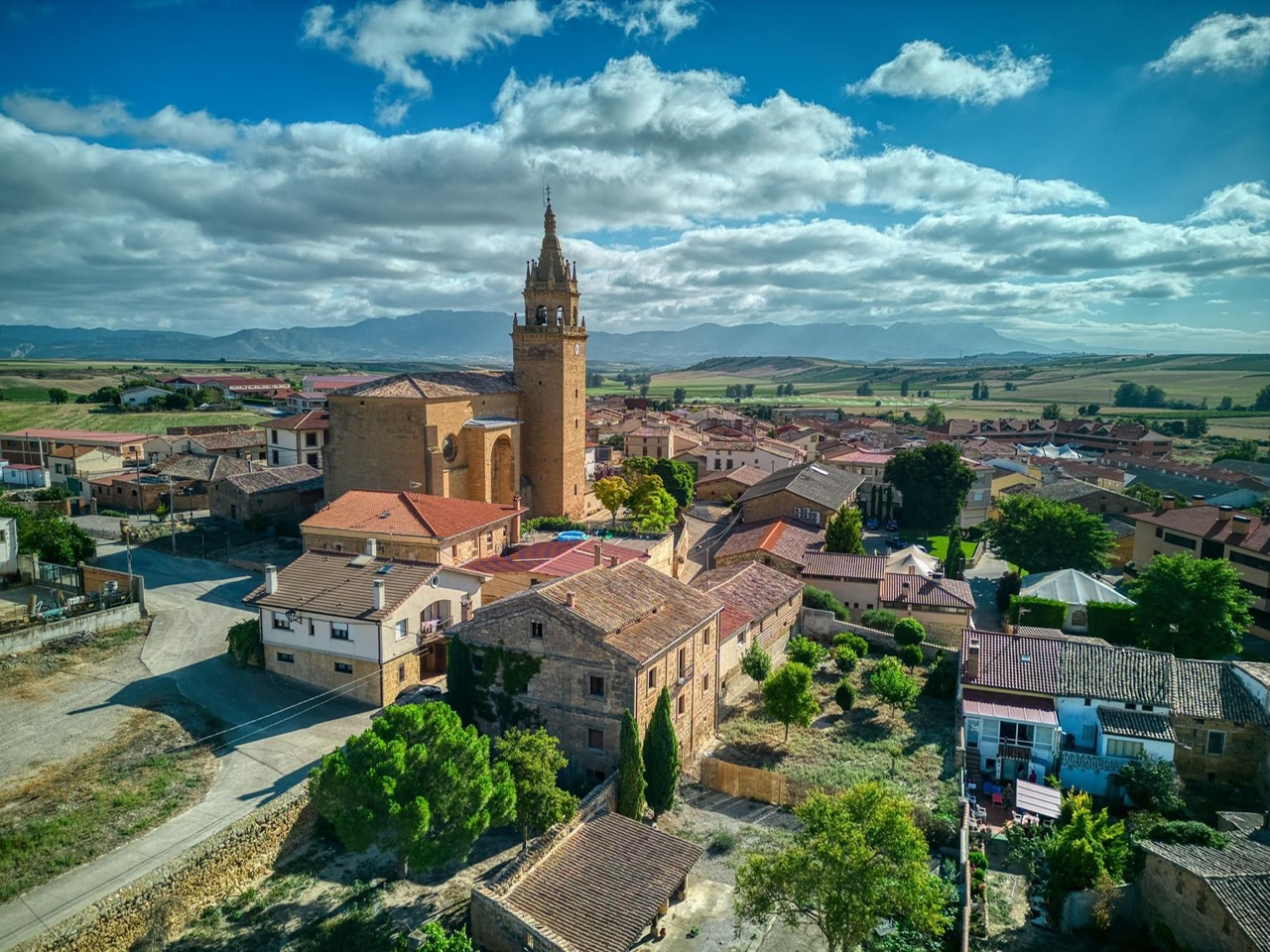 Vista aérea de Zarratón | Foto: Ayuntamiento de Zarratón