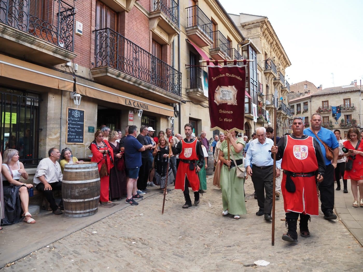 FOTOS: Las Jornadas de Medievales de Briones se despiden con un emotivo cierre de portales 35