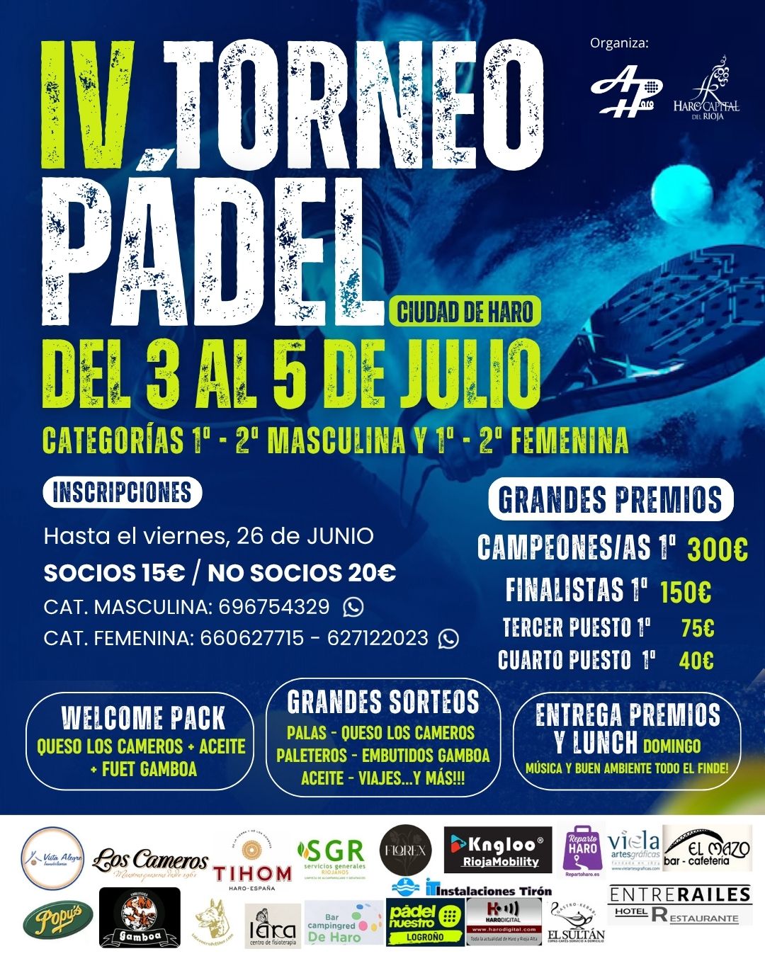 La Asociación Pádel Haro cierra su liga con una gran fiesta 1