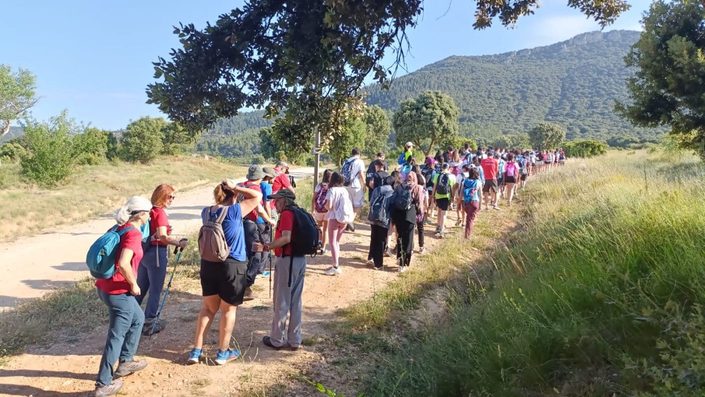 Más de 80 estudiantes del Cossío de Haro ascienden al Toloño junto a la AD Toloño 3 Más de 80 estudiantes del Cossío de Haro ascienden al Toloño junto a la AD Toloño 3