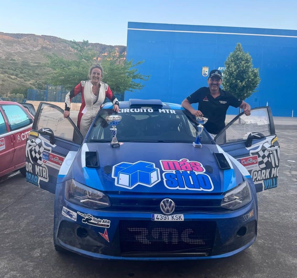 Tecedor y Alútiz, primeros riojanos en el 'rallysprint' de Ribafrecha 1