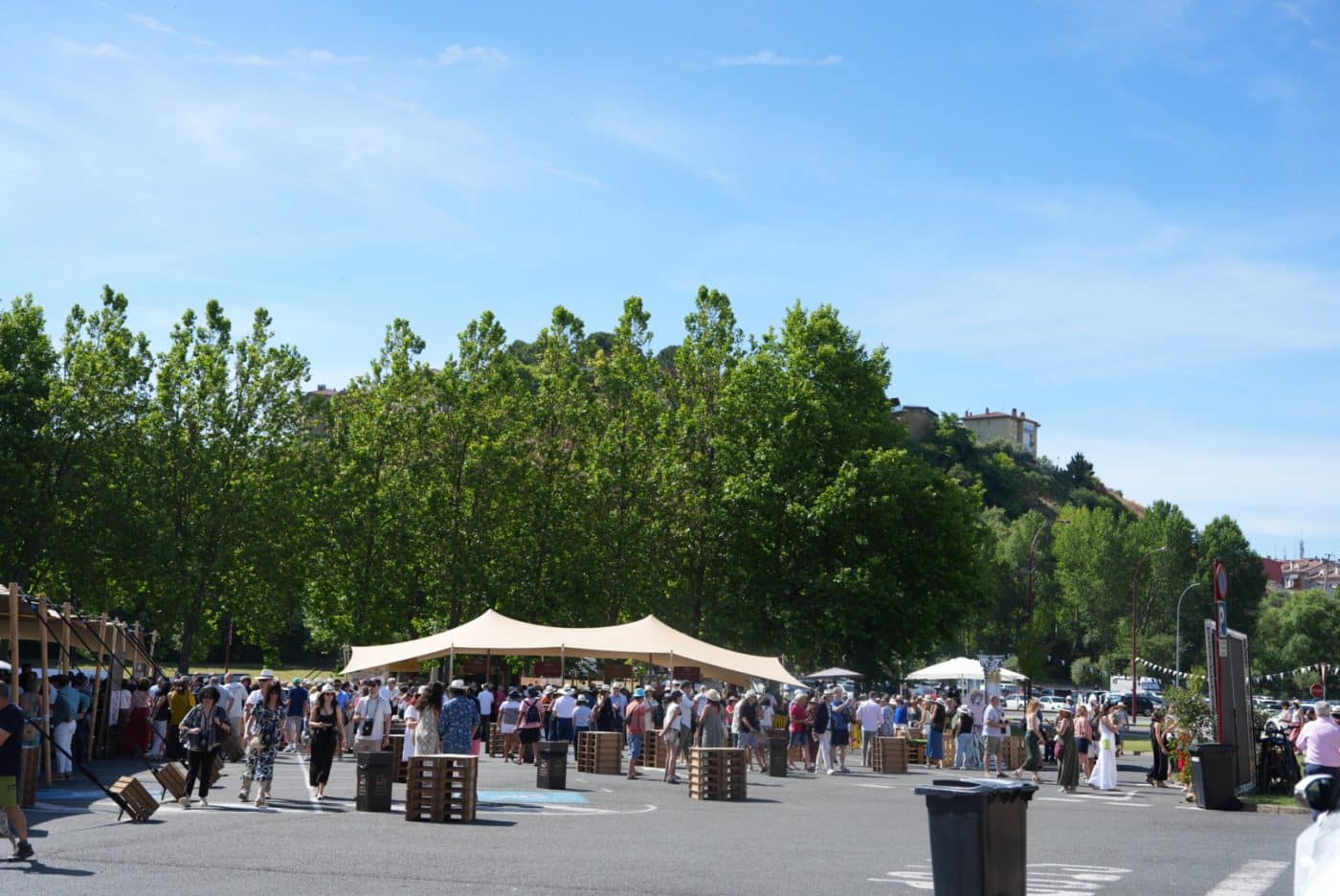 FOTOS: El Barrio de la Estación de Haro desafía al calor y celebra una multitudinaria fiesta del vino 2
