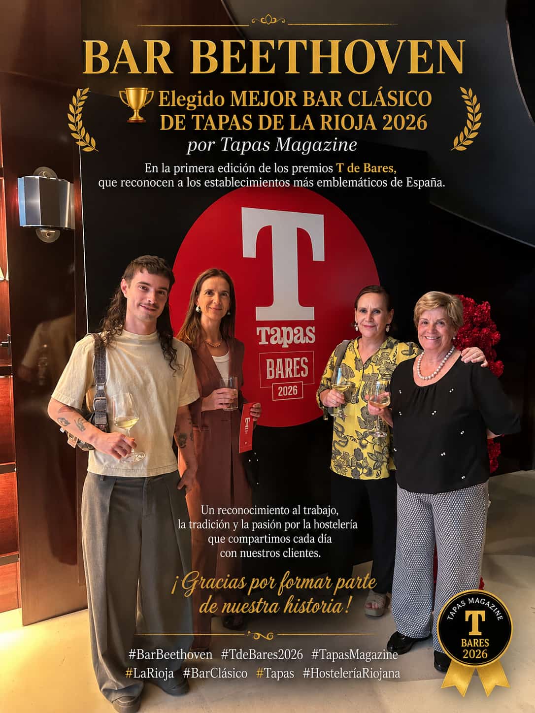 Beethoven, mejor bar clásico de tapas de La Rioja 2026 1