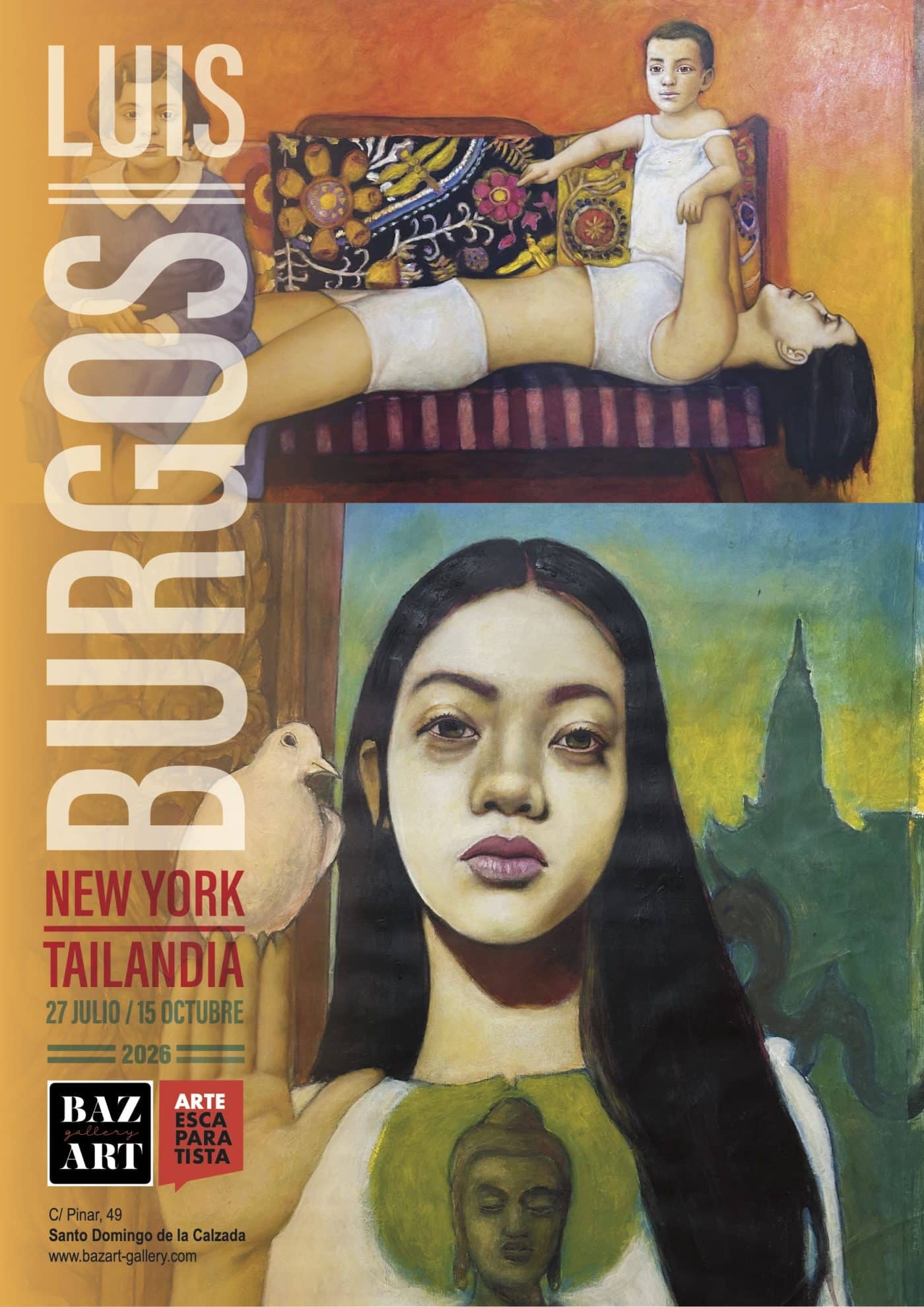 Bazart Gallery, en Santo Domingo, inaugura la exposición 'New York – Tailandia' de Luis Burgos 1