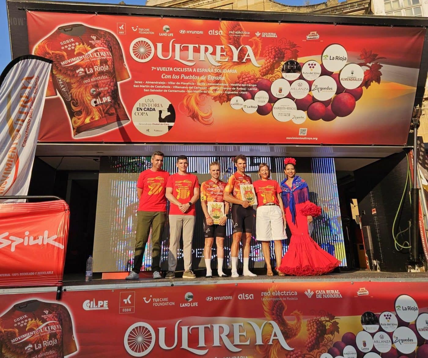 La VII Vuelta a España-Movimiento Ultreya culmina en Haro con una jornada festiva y 1.480 euros para la AD Toloño 2