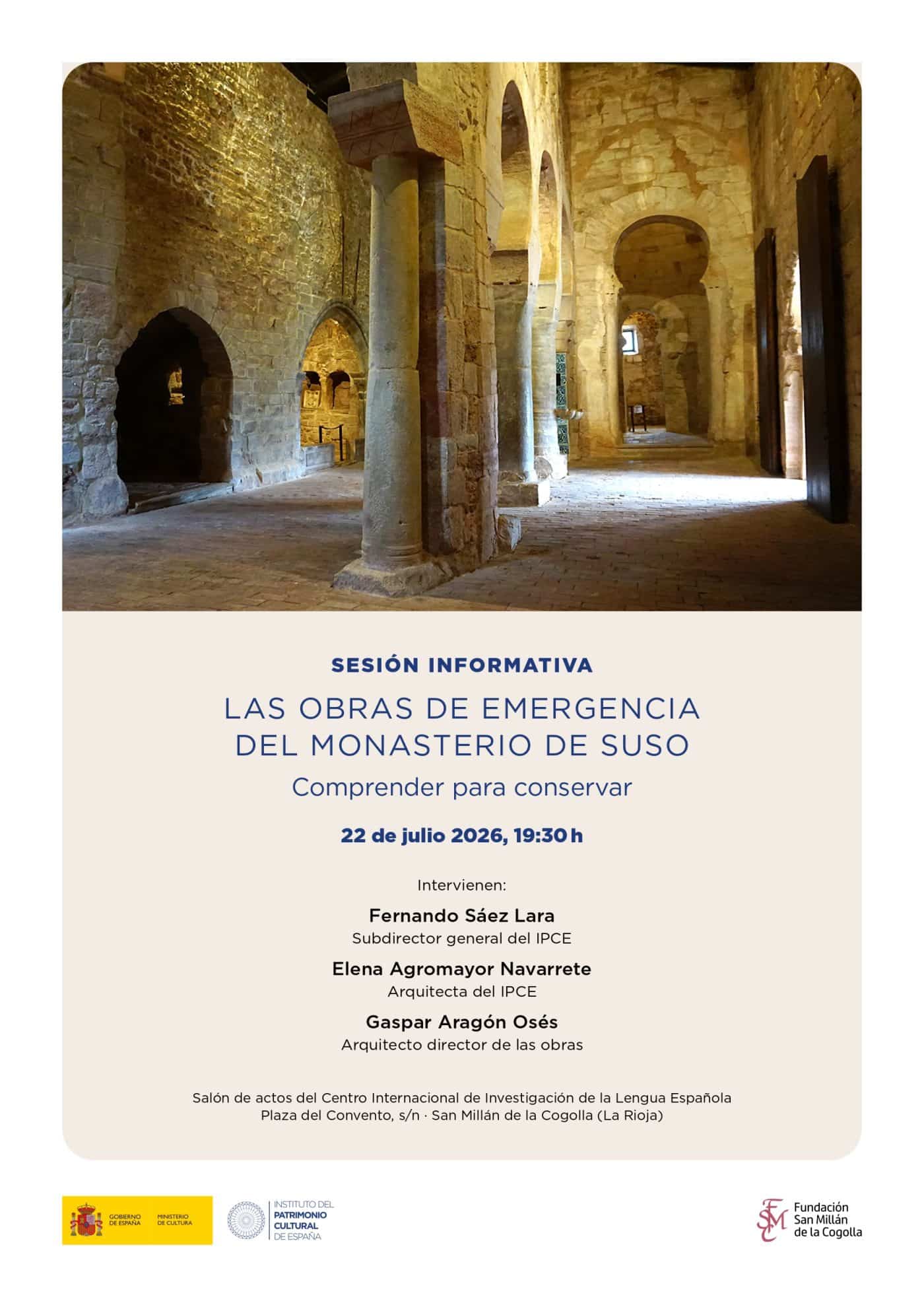 Las obras del Monasterio de Suso se abren al público para explicar su proceso de restauración 1 Las obras del Monasterio de Suso se abren al público para explicar su proceso de restauración 1