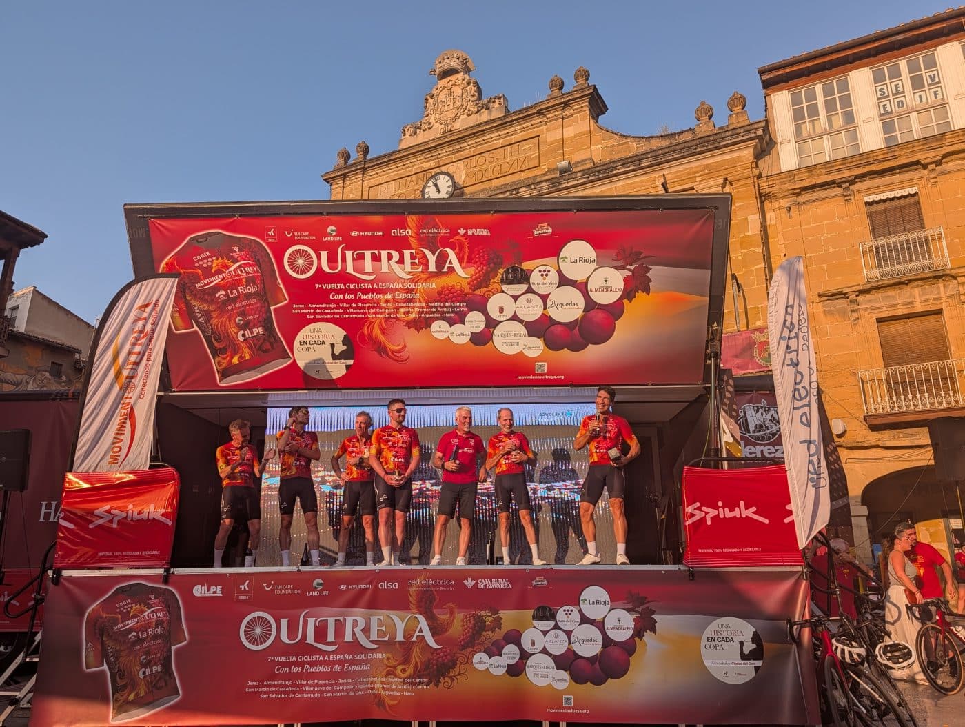 La VII Vuelta a España-Movimiento Ultreya culmina en Haro con una jornada festiva y 1.480 euros para la AD Toloño 7