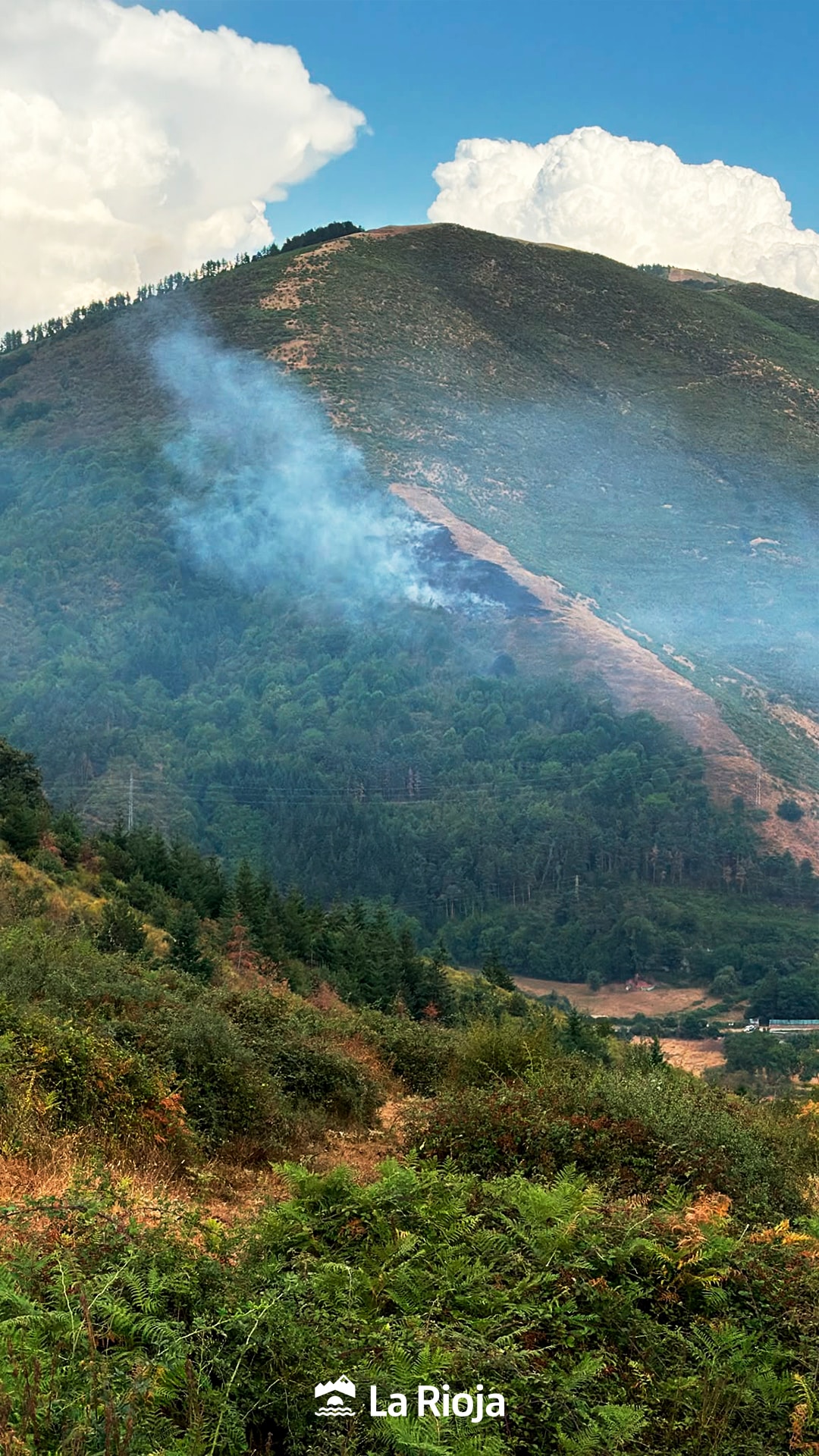 Estabilizado el incendio de Anguiano mientras todos los medios se concentran en el fuego de Ezcaray 1