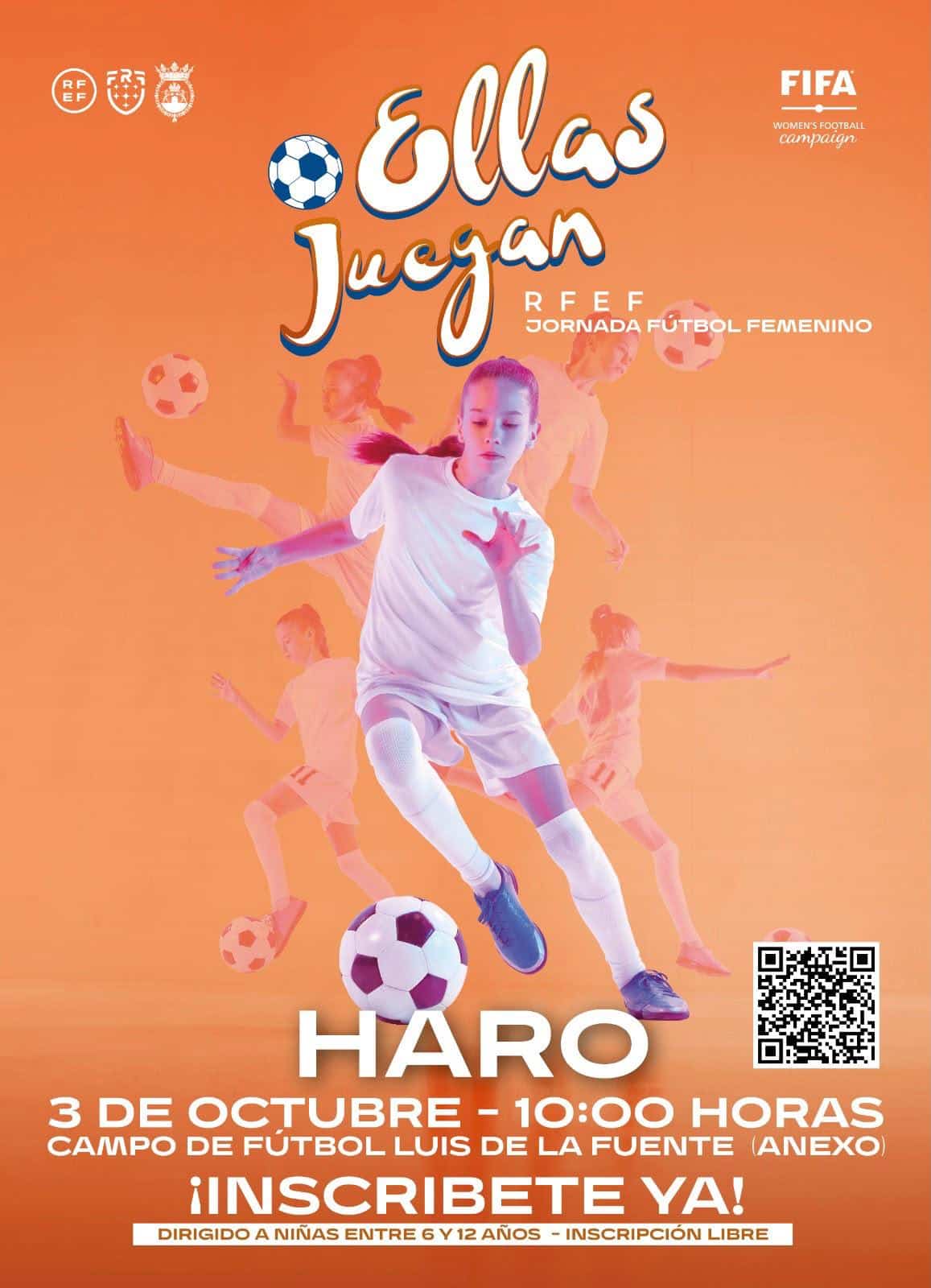 'Ellas Juegan' llega a Haro con dos jornadas dedicadas al fútbol femenino 1