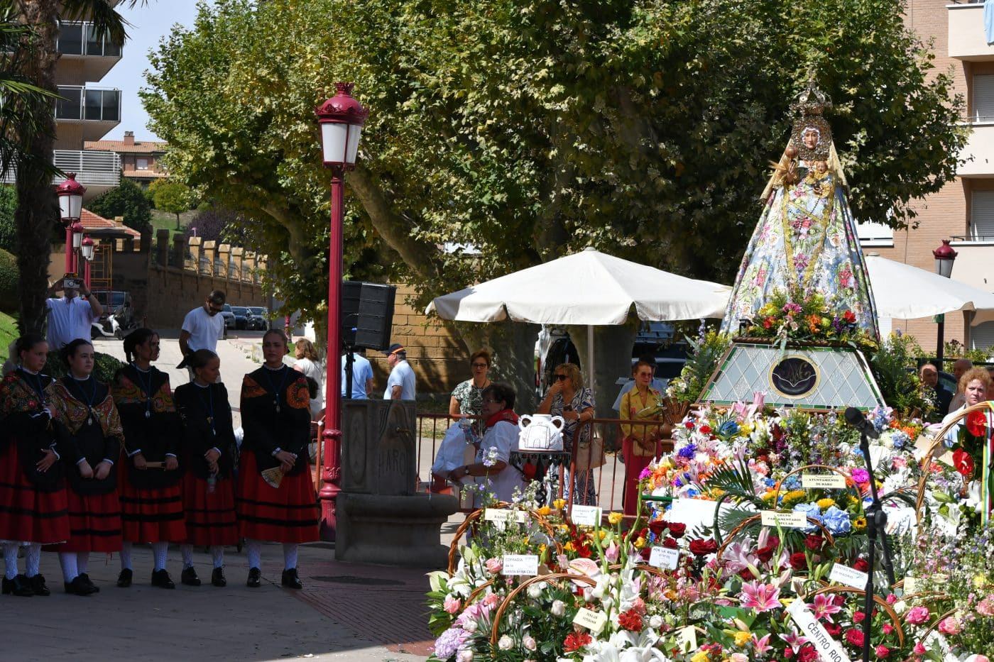 FOTOS: Haro cubre de flores a la Virgen de la Vega en su día grande 43