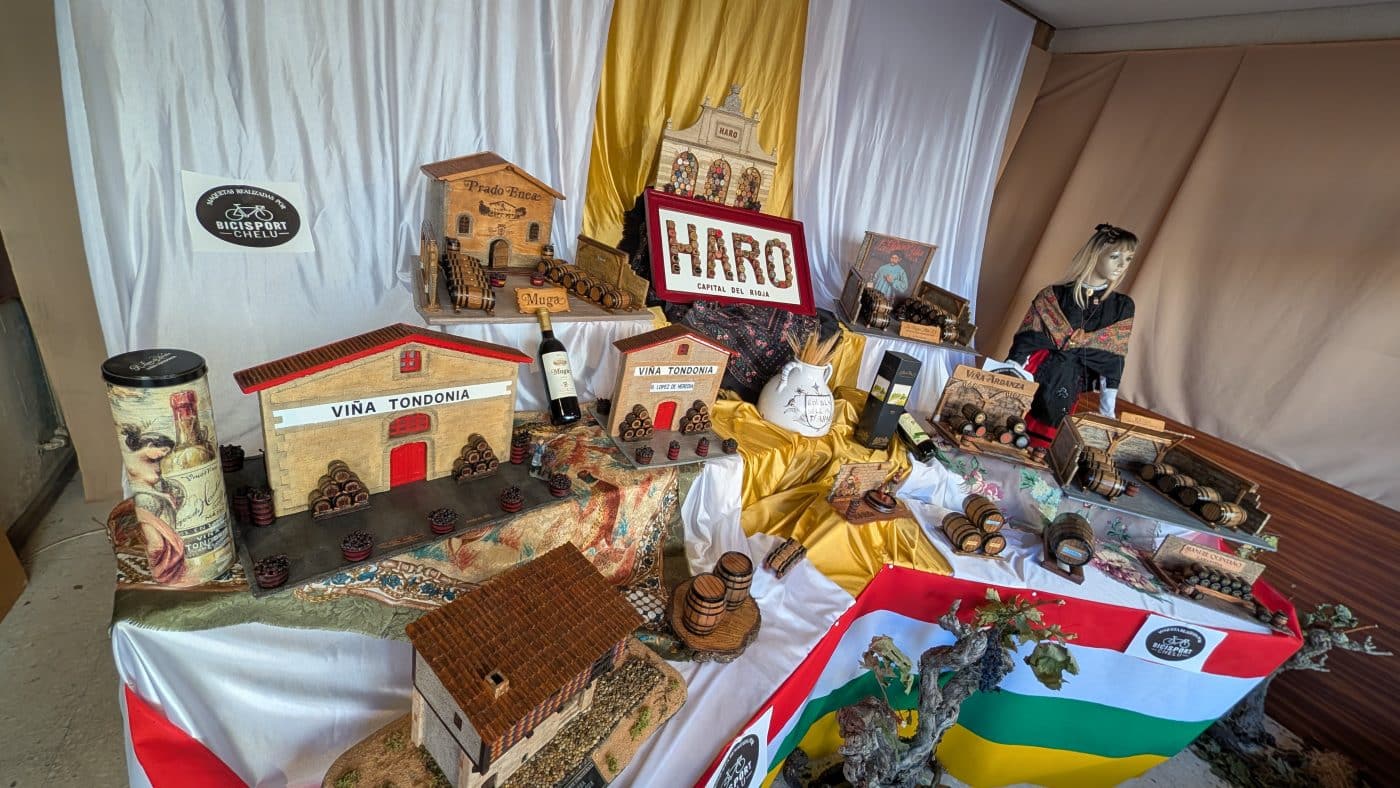 Chelu cambia las bicis por las maquetas para recrear el Haro del vino 3