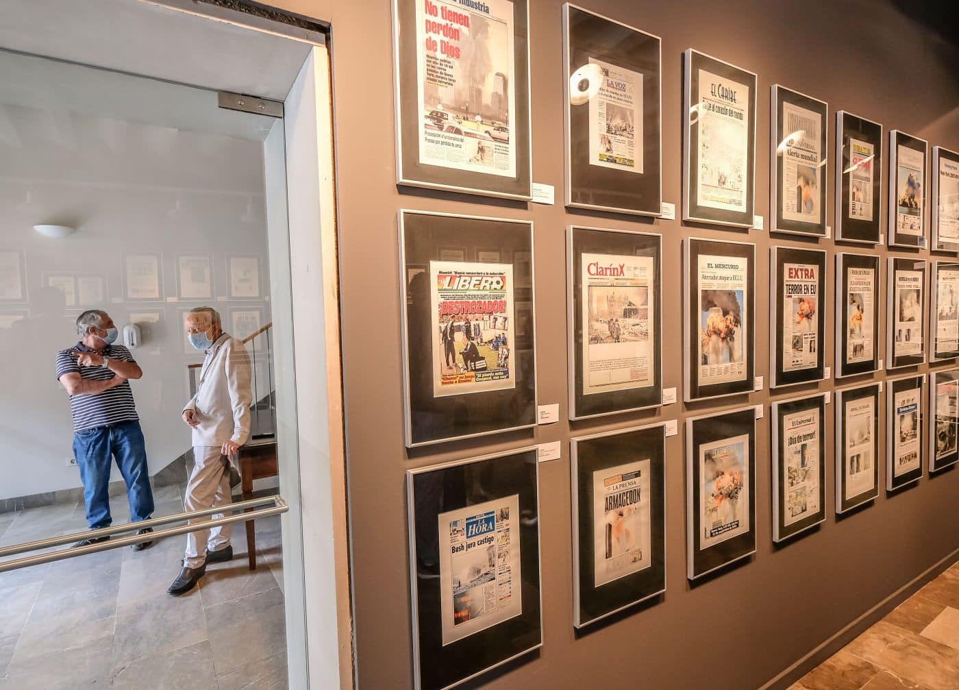 La Casa de los Periodistas recupera su histórica exposición sobre el 11-S 2