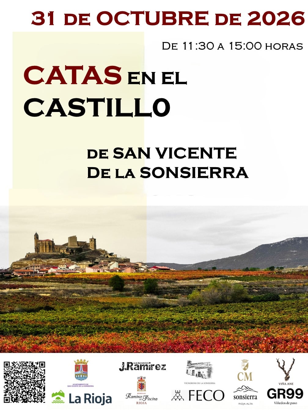 Banner Catas en el Castillo San Vicente 2026